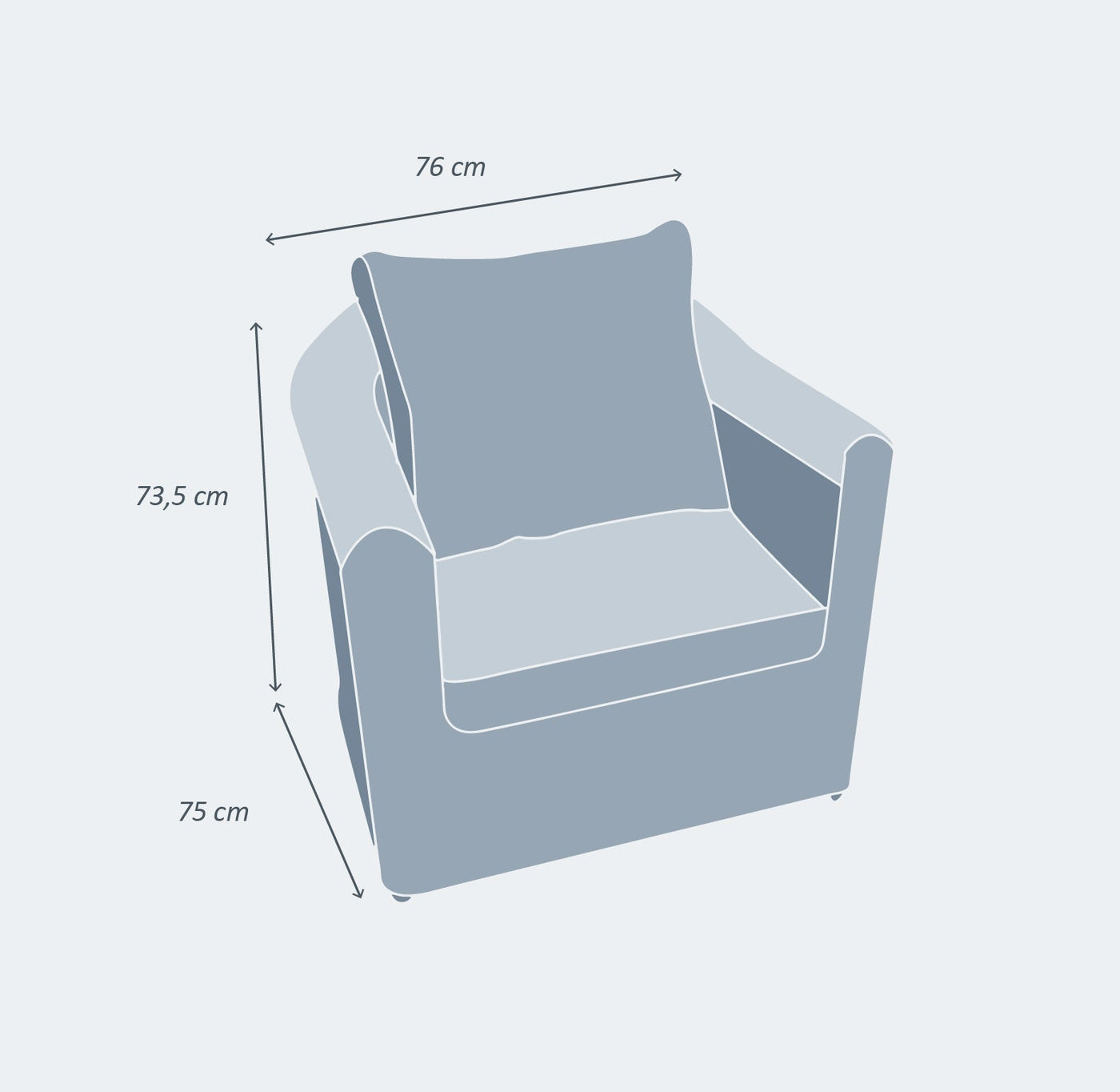 Salon de jardin Calvi 5 places de la marque Meublot avec fauteuils en bois et coussins, pour espace extérieur élégant.