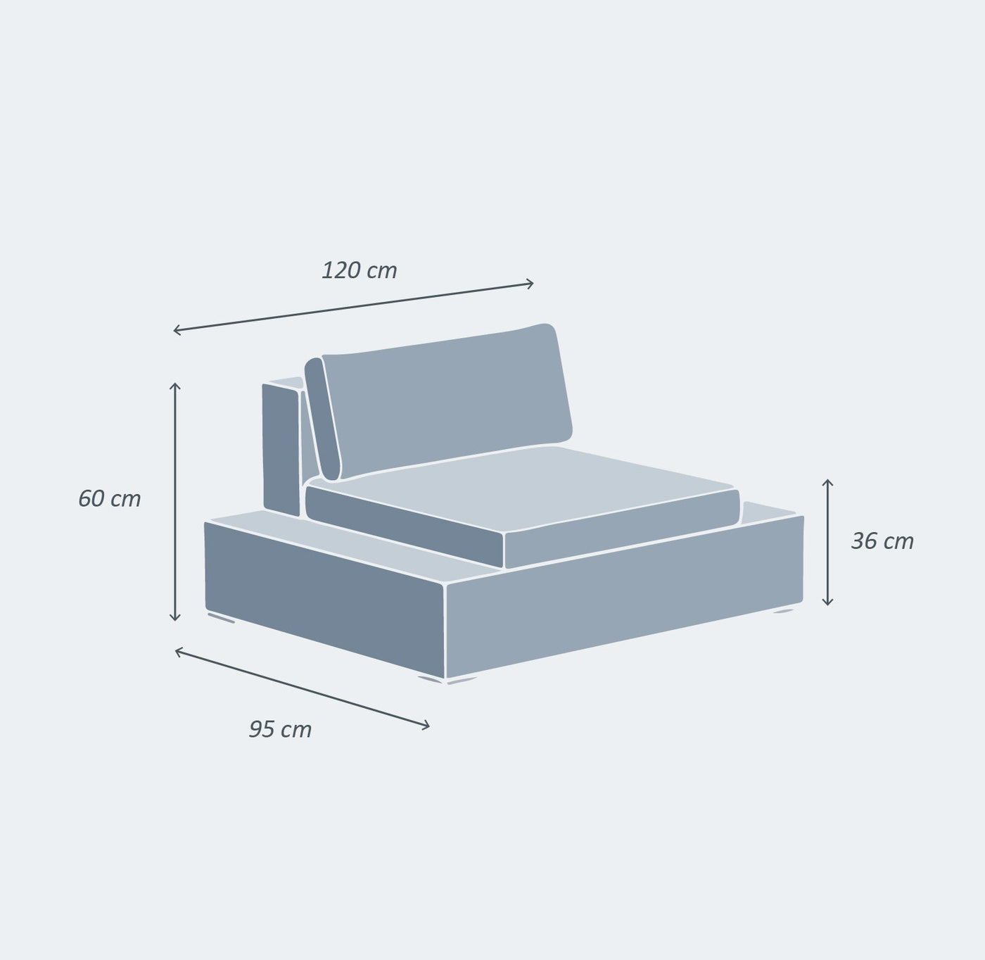 Fauteuil de salon de jardin Palma Meublot avec coussin, vue rapprochée, design confortable et élégant pour espace extérieur.