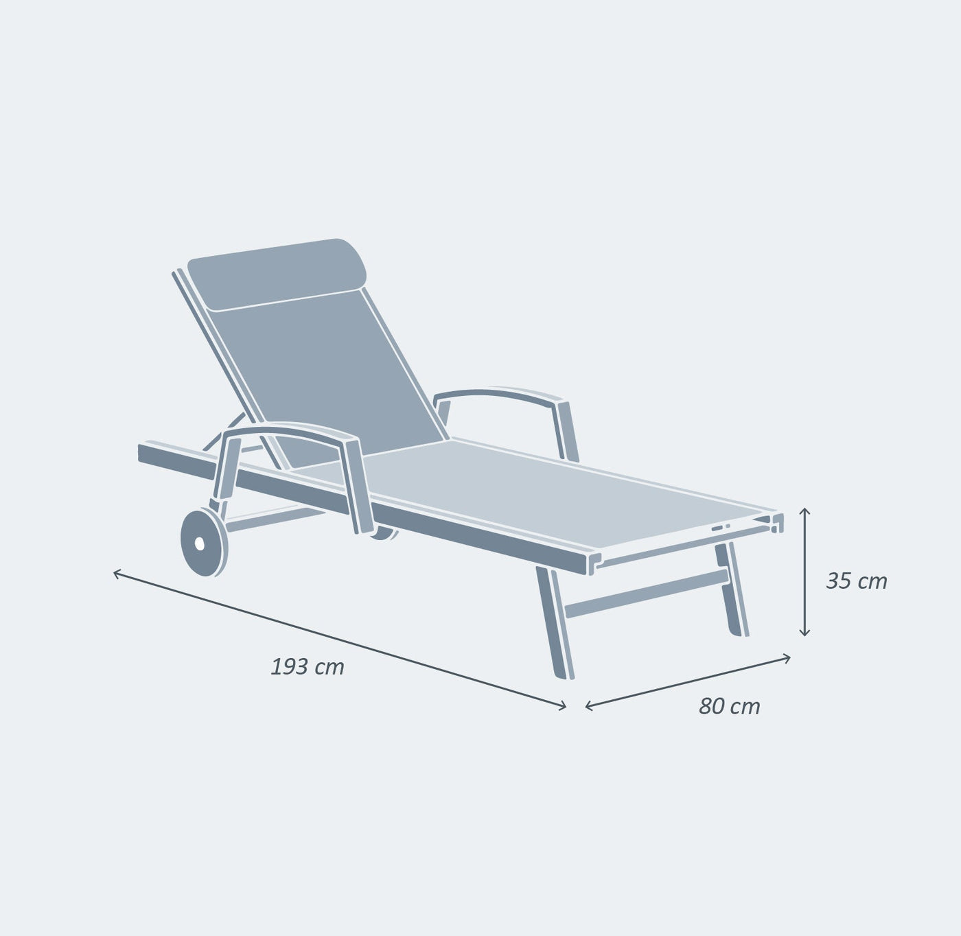 Transat Pirae de Meublot, fauteuil de bain de soleil en bois avec coussin beige, parfait pour se détendre en extérieur.