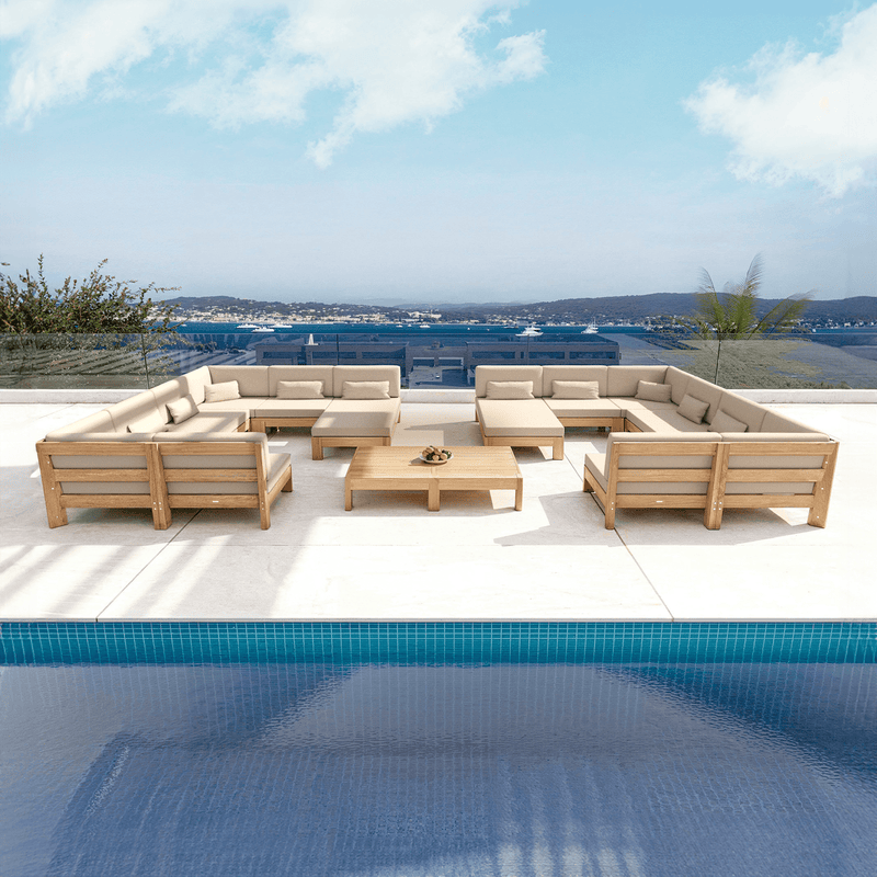 Salon de jardin Bornéo design pour terrasse et jardin - Meublot