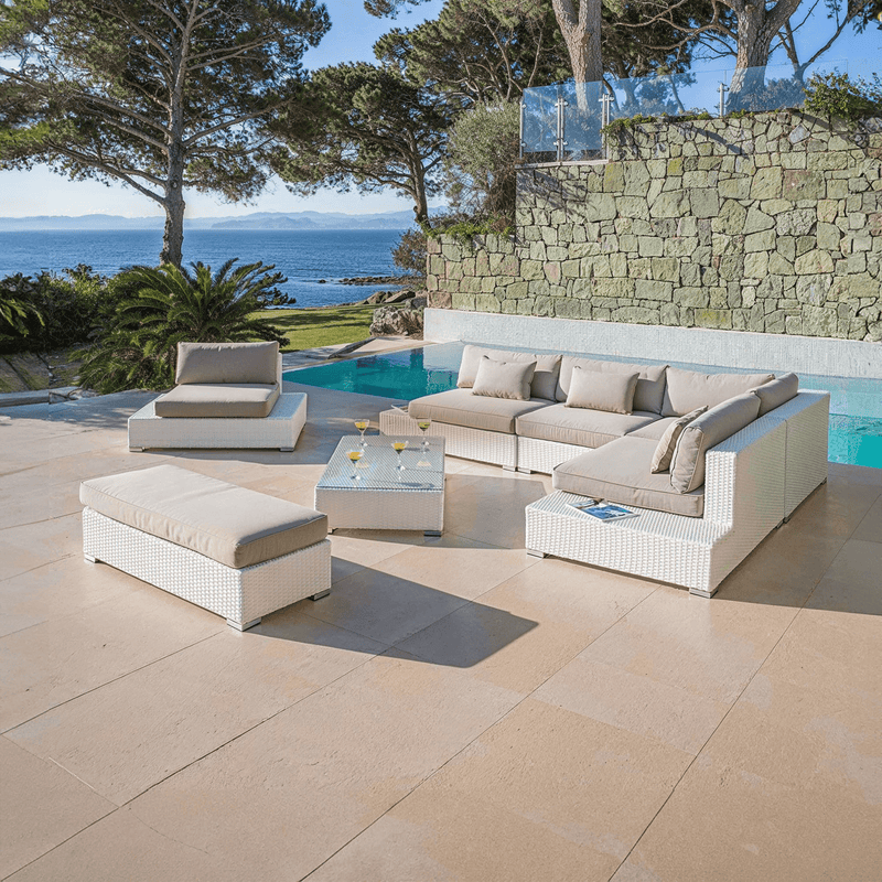 Salon de jardin Palma design pour terrasse - Meublot