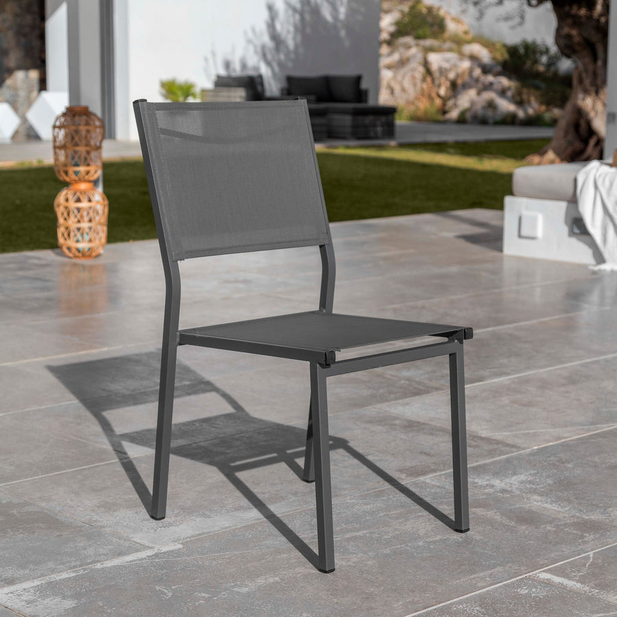 Chaise de jardin alu empilable Murano