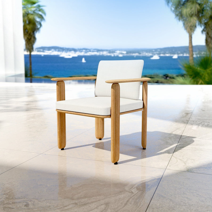 Fauteuil de jardin/repas en teck Java