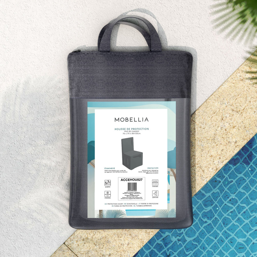 Housse de protection imperméable pour pile de chaises