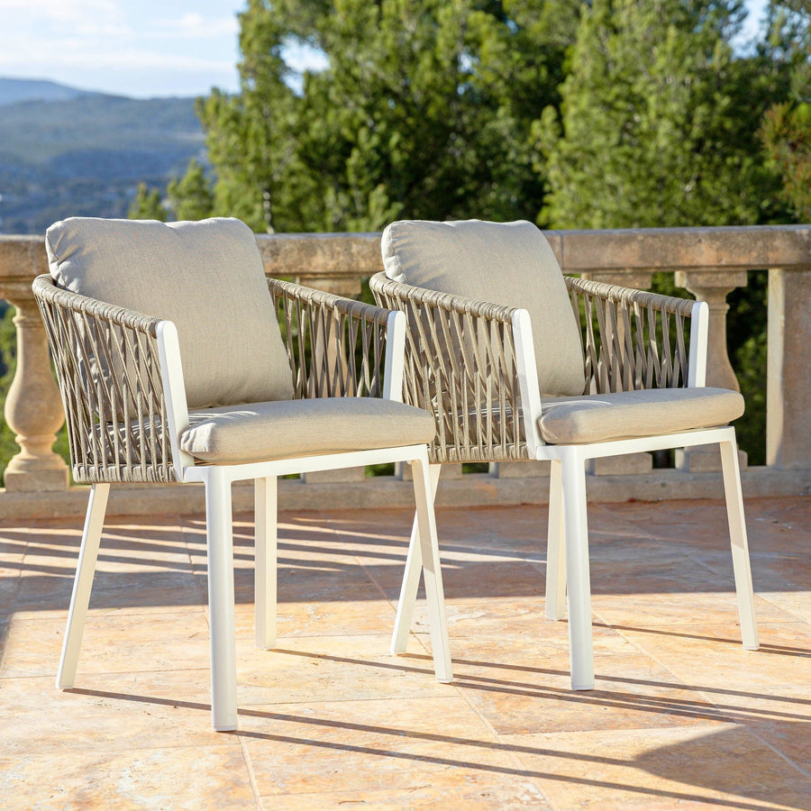 Lot de 2 fauteuils de jardin Amalfi
